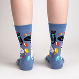 A Purr-fect Day Crew Socks