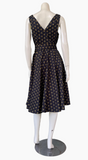 "Julie" Fit & Flare Dress in Bee Print