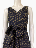 "Julie" Fit & Flare Dress in Bee Print