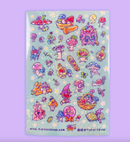 Magic Mushroom Glitter Sticker Sheet