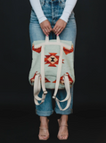 Mint, Tan, Brown & Orange Aztec Backpack