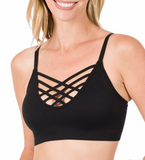 V-Lattice Seamless Bralette - Assorted Colours