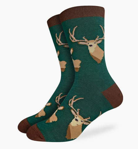 Deer Head Socks - Men's Sizing
