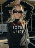 Extra Spicy Chainstitch & Felt Crewneck Sweatshirt