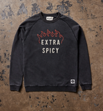 Extra Spicy Chainstitch & Felt Crewneck Sweatshirt