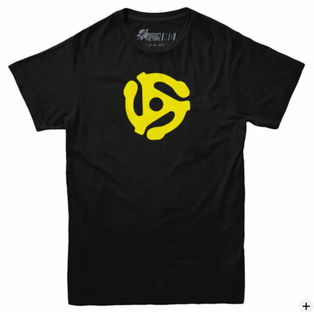45 RPM Record Adapter Unisex T-Shirt – Heartbreak Boutique