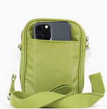 Crossbody Mini Brick Bag - Olive Green