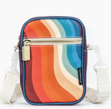 Crossbody Mini Brick Bag - Groovy Rays