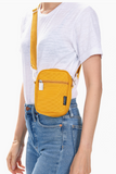 Crossbody Mini Brick Bag - Mustard Yellow