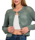 Crochet Cardigan Sweaters - Assorted Colours