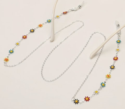 Colourful Daisy Glasses Chain