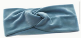 Super Soft Twisted Velvet Headbands - Assorted Colours