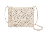 Woven Bohemian Tassel Crochet Shoulder Bag
