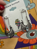 Celestial Star Dangle Earrings