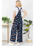 Colourful Bird Corduroy Overalls