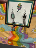 Celestial Star Dangle Earrings