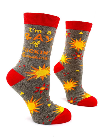 I'm a Ray of Fucking Sunshine Novelty Ladies Socks