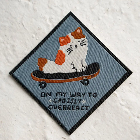 Overreact Woven Sticky Patch