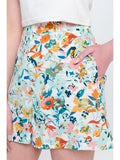 Spring Floral Vintage-Inspired Shorts