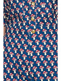 Mushroom Print Corduroy Jumpsuit Overalls