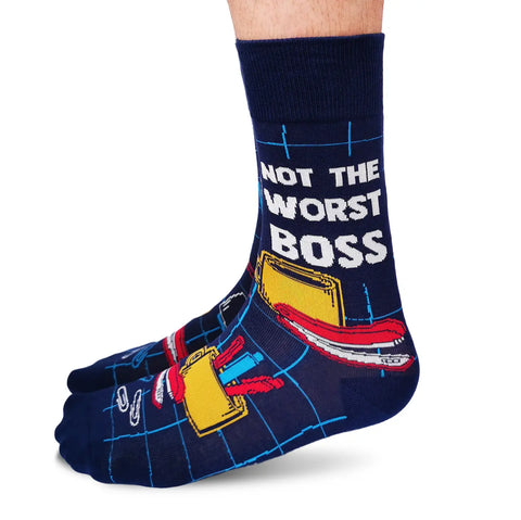 Not the Worst Boss Socks - Mens Sizing