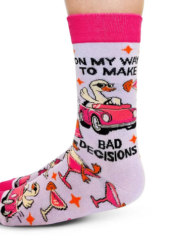 Bad Decisions Socks - Women's Sizing