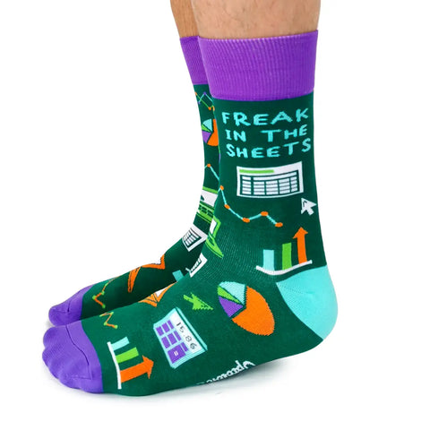 Freak In the Sheets Socks - Mens Sizing