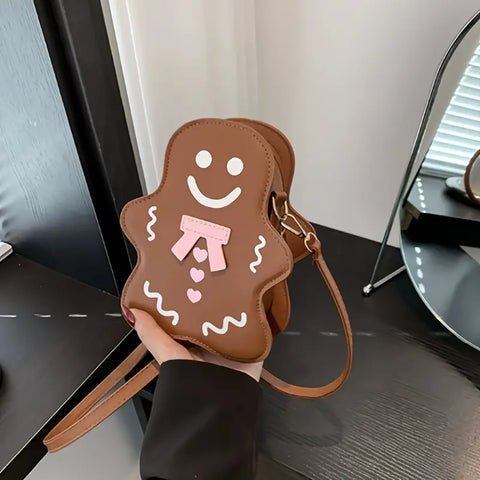 Gingerbread Man Crossbody Mini Bag