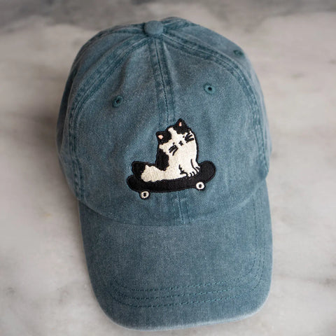 Overreact Skateboard Kitty Cat "Dad" Cap