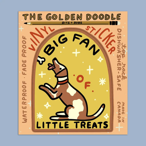 Big Fan Of Little Treats Vinyl Sticker
