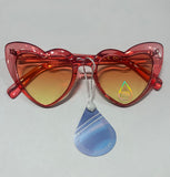 Cat Eye Heart Framed Sunglasses