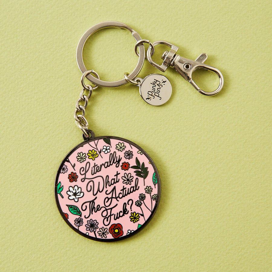 Literally What the Actual F*ck Enamel Keyring – Heartbreak Boutique