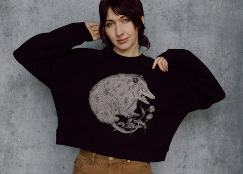 The Possum Crop Crewneck