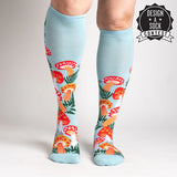 Wonderland Mushrooms Knee High Socks