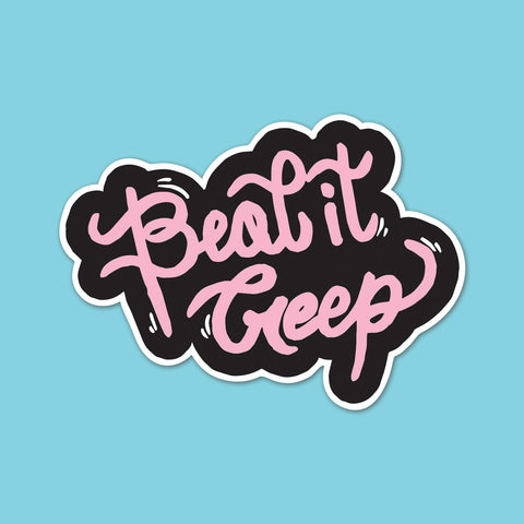 Beat It Creep Vinyl Sticker