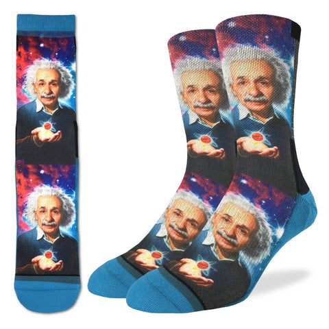 Albert Einstein Active Fit Socks - Men's Sizing
