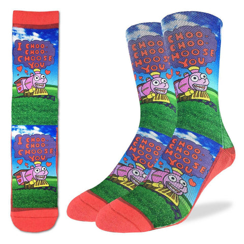 I Choo Choo Choose You Active Fit Socks - Men's Sizes