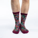 Christmas Cats Active Fit Socks - Men's Sizes