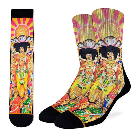 Jimi Hendrix Active Fit Socks - Men's Sizes