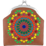 Moroccan Embroidered Coin Purse - Assorted colours