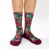 Christmas Cats Active Fit Socks - Women's Sizing