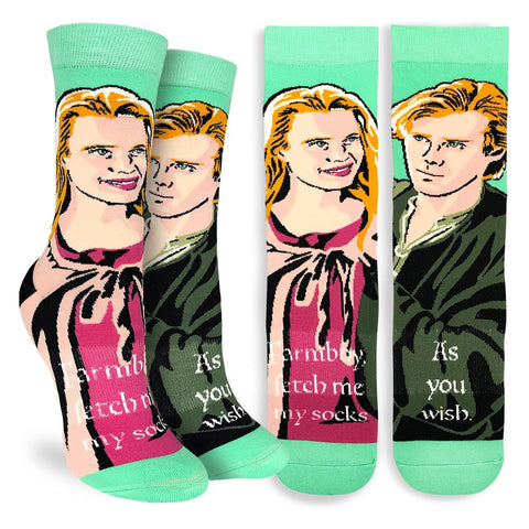 The Princess Bride Buttercup & Westley Active Fit Socks - Women's Sizing