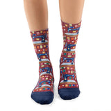 Vintage Sewing Machine Active Fit Socks - Women's Sizing