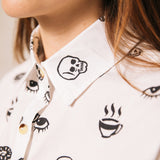 Morning Glory Button-Up Shirt - Women's Fit