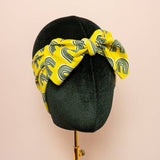 Mellow Yellow Stretchy Top Knot Head Band