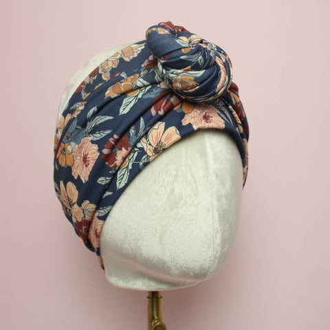 Alaric Floral Wrap and Tuck Style Head Band