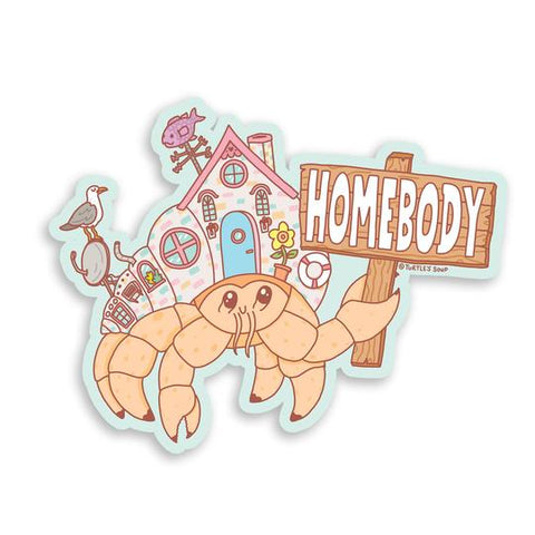 Homebody Vinyl Sticker