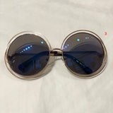 Oversize Double Wired Round Sunglasses