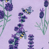 Stretch-It Lavender & Bees Knee High Socks