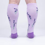 Stretch-It Lavender & Bees Knee High Socks